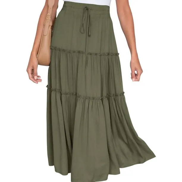 Fantaslook Women's High Waist Midi Pleated Skirts