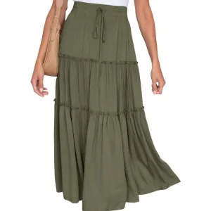 Fantaslook Women's High Waist Midi Pleated Skirts