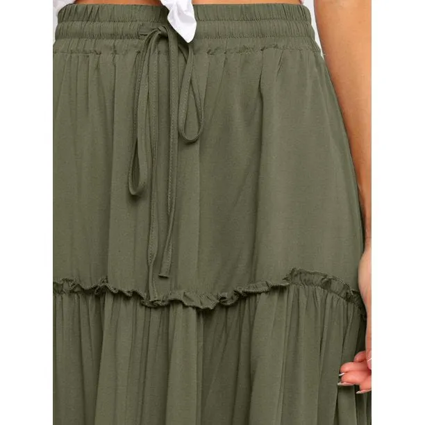 Fantaslook Women's High Waist Midi Pleated Skirts