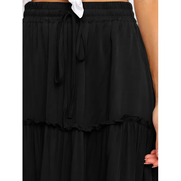 Fantaslook Women's High Waist Midi Pleated Skirts
