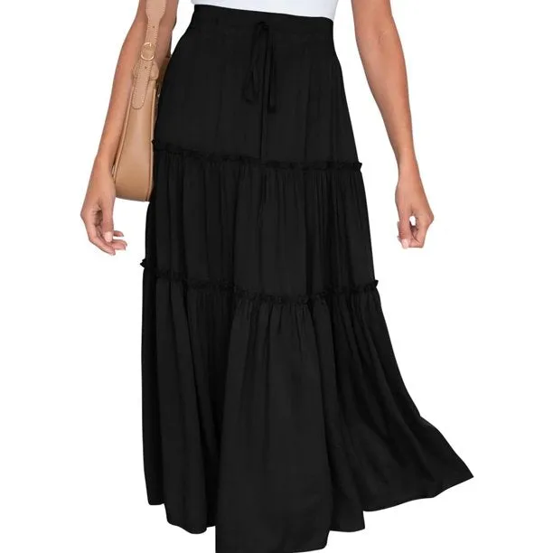 Fantaslook Women's High Waist Midi Pleated Skirts