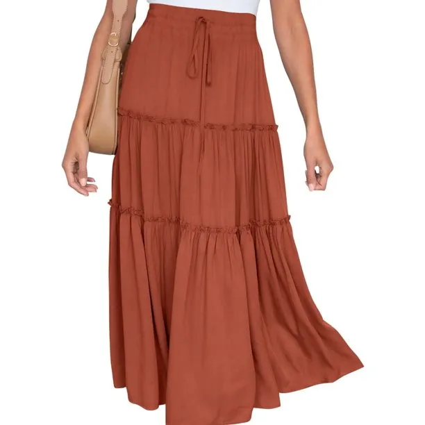 Fantaslook Women's High Waist Midi Pleated Skirts