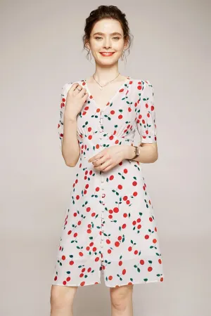 FashionSierra - 100% Silk Women's Runway Summer Dresses