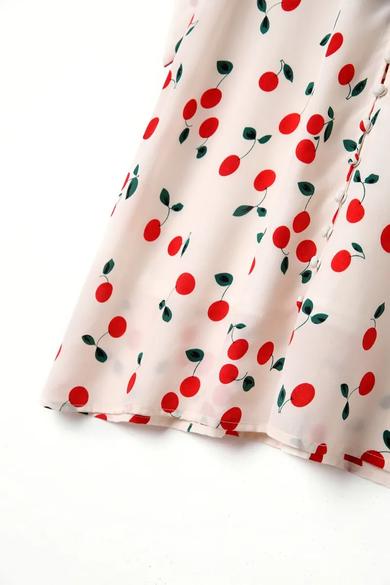 FashionSierra - 100% Silk Women's Runway Summer Dresses
