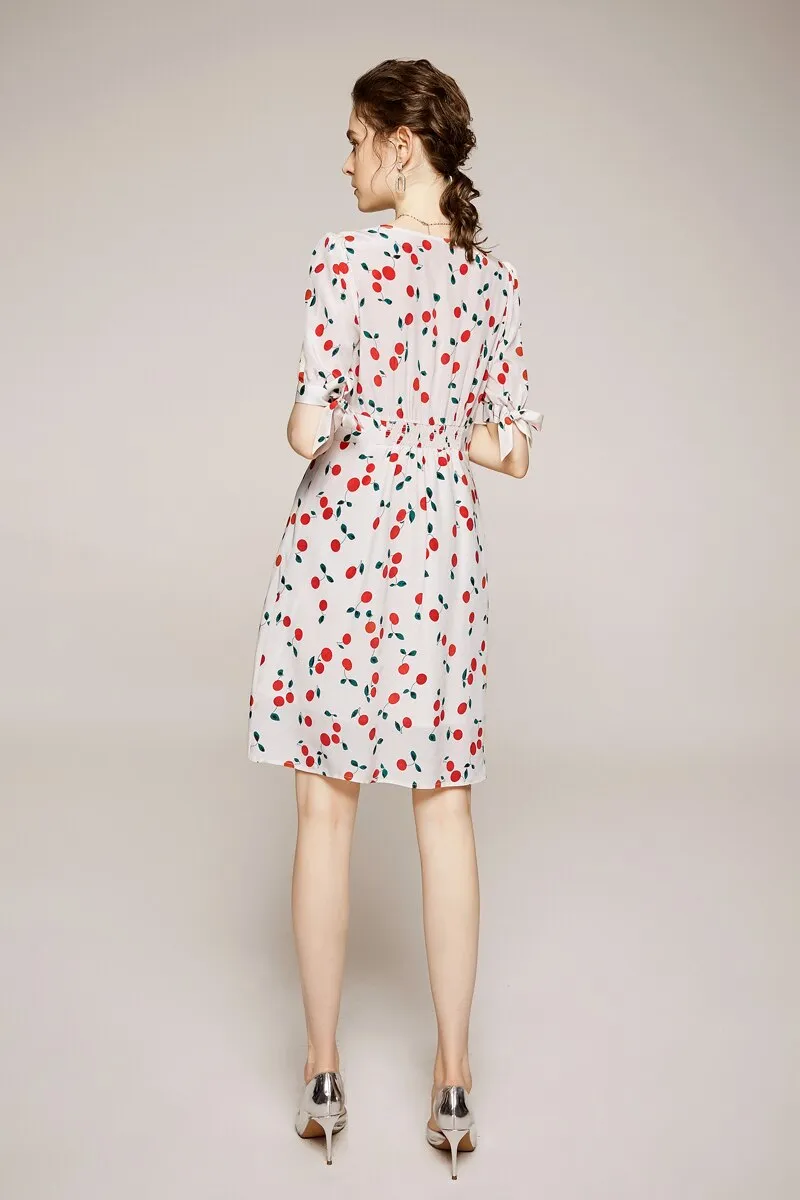 FashionSierra - 100% Silk Women's Runway Summer Dresses