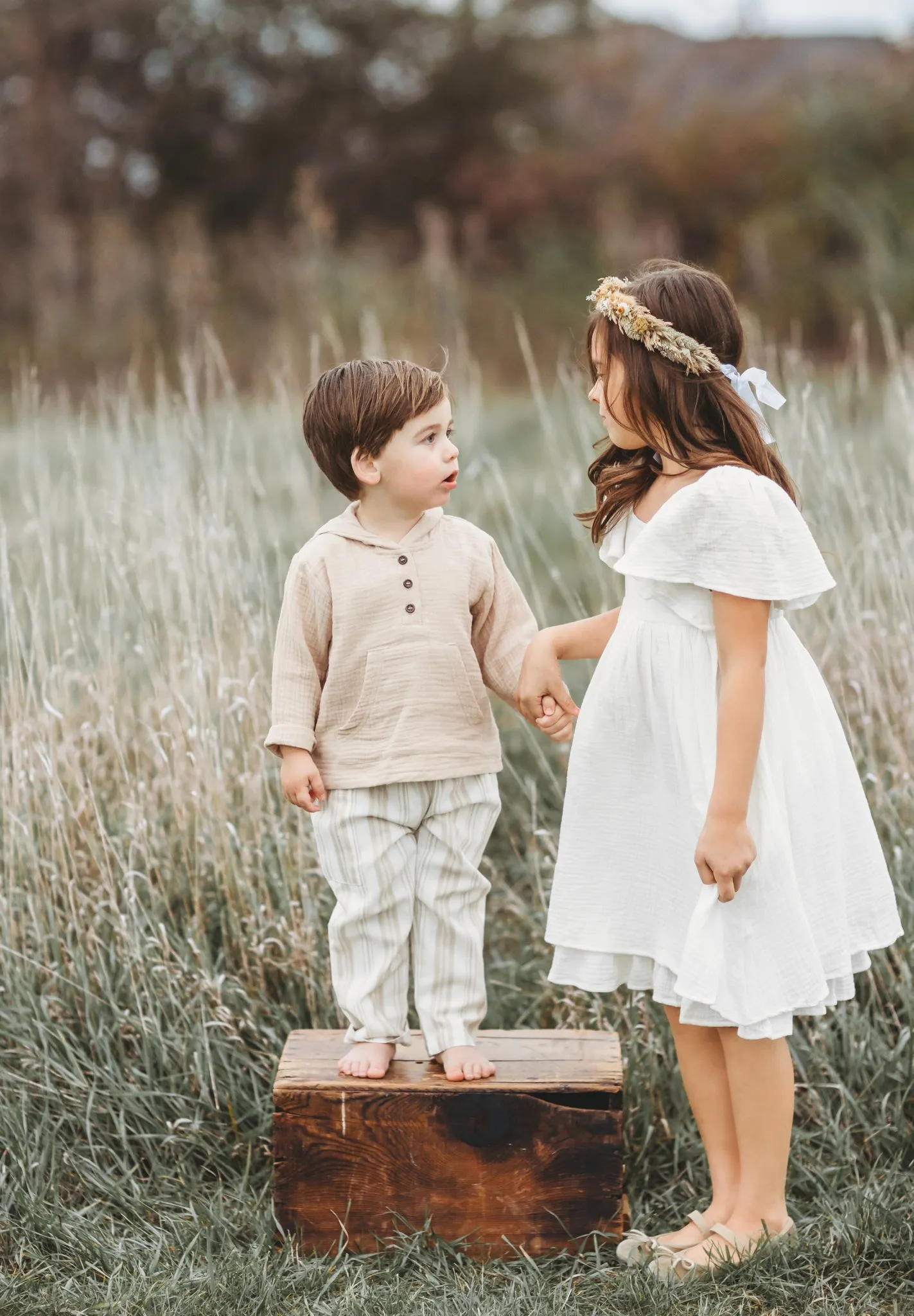Fawn Dress (white muslin)