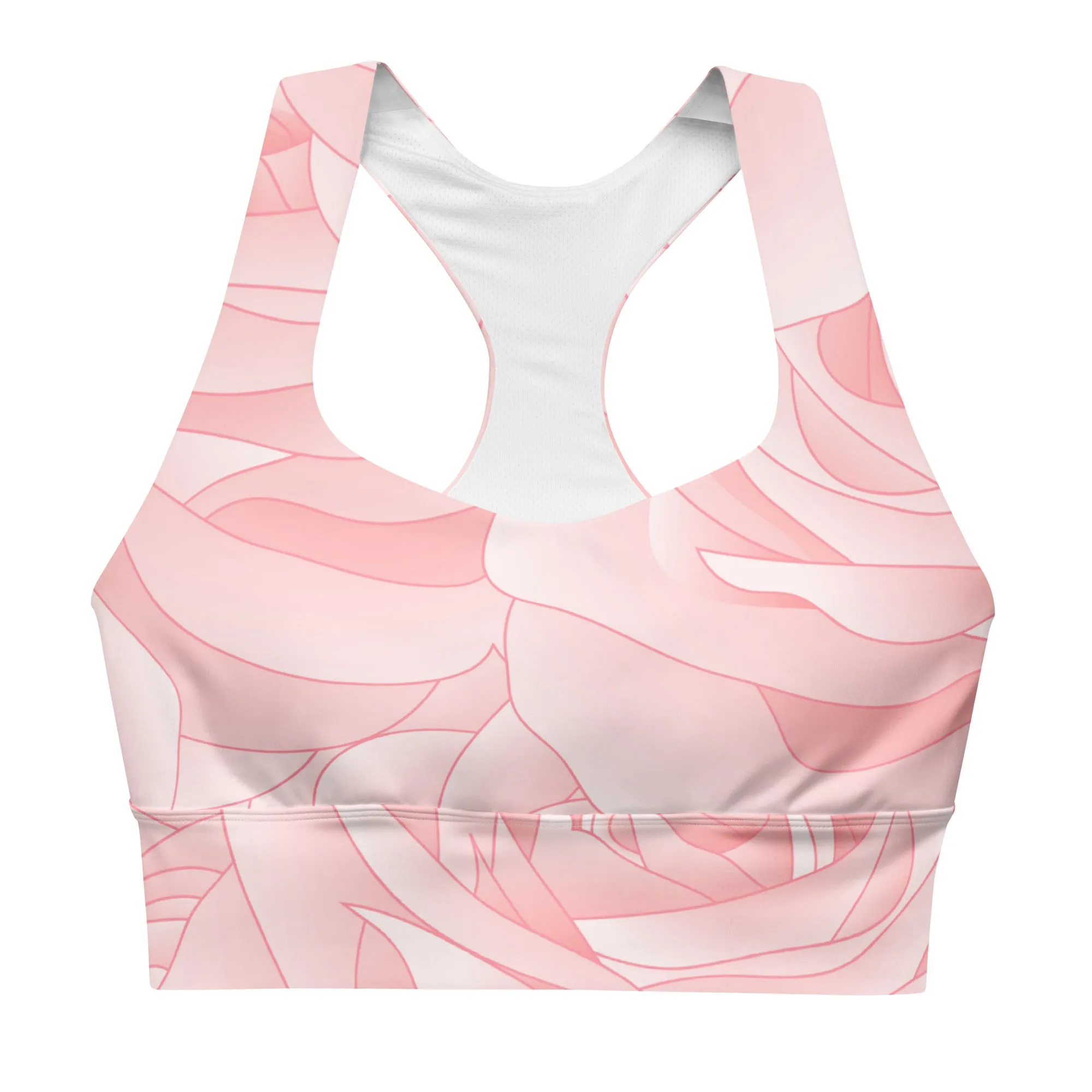 Floral Rose Sports Bra Activewear, lioness-love
