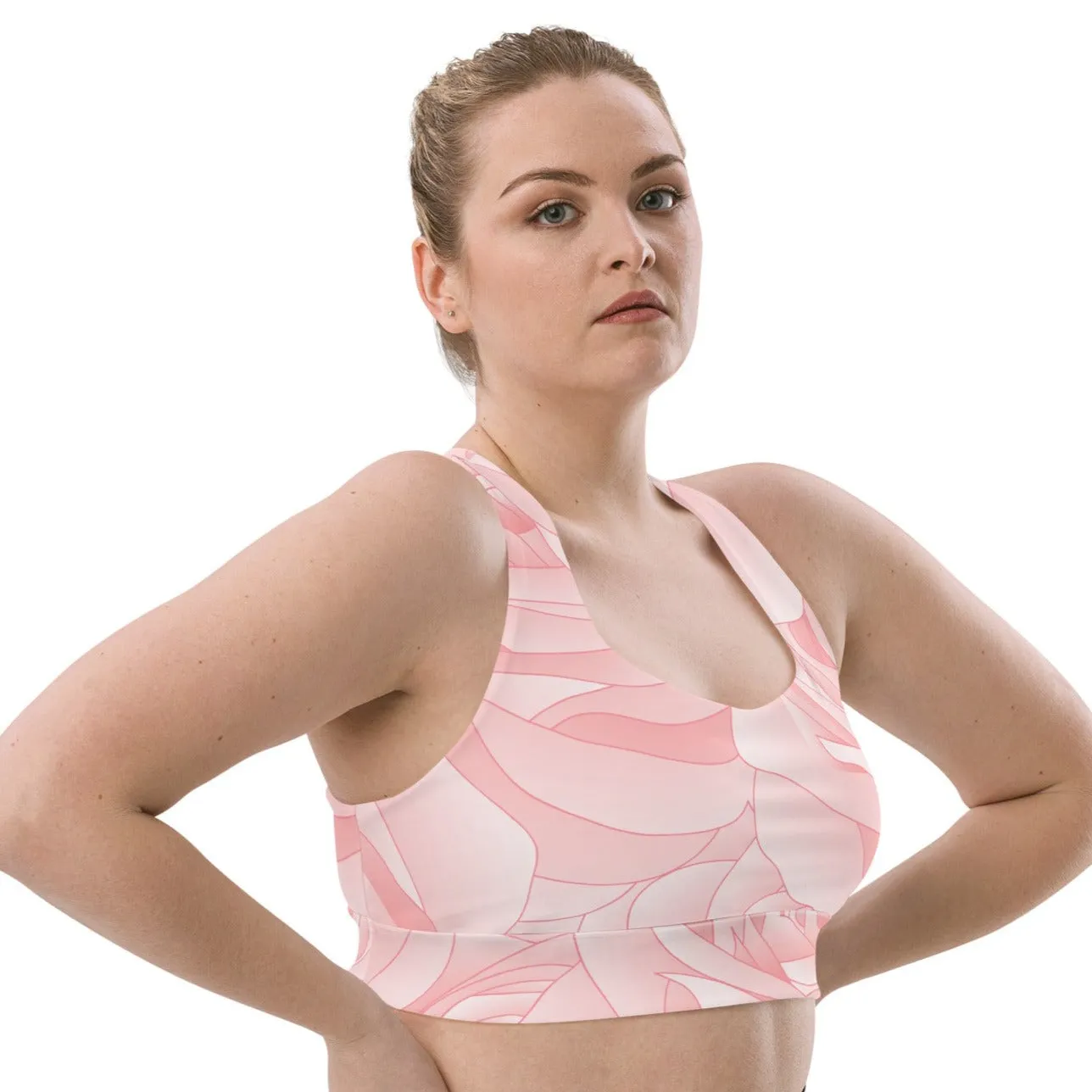 Floral Rose Sports Bra Activewear, lioness-love