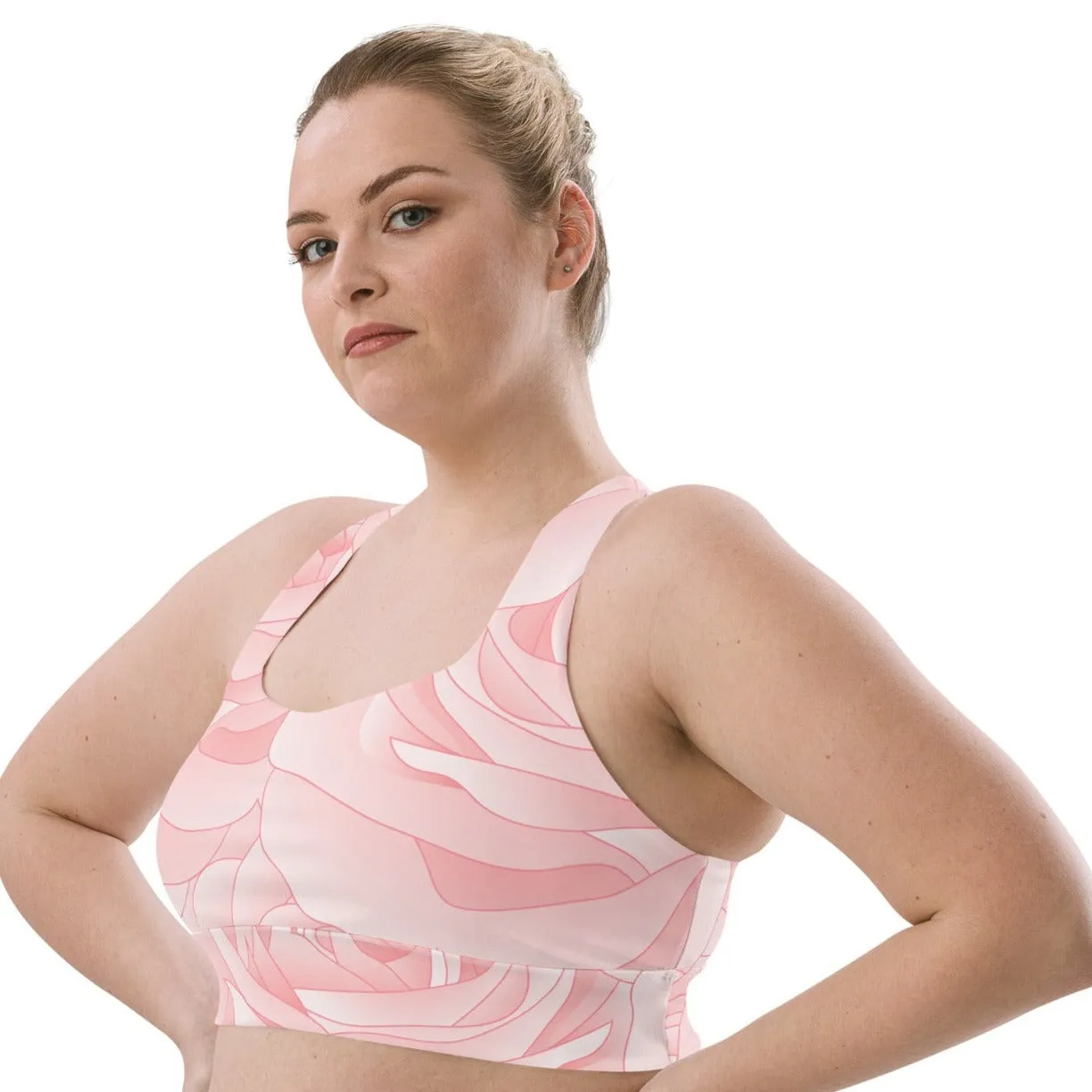 Floral Rose Sports Bra Activewear, lioness-love