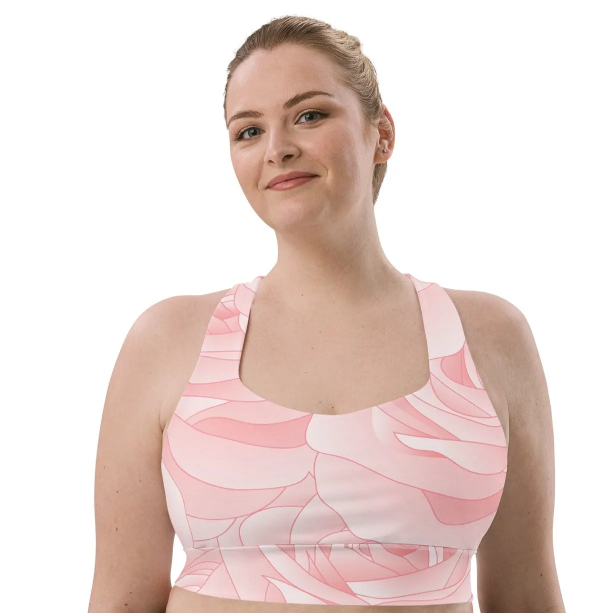 Floral Rose Sports Bra Activewear, lioness-love
