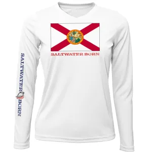 Florida Flag Long Sleeve UPF 50  Dry-Fit Shirt