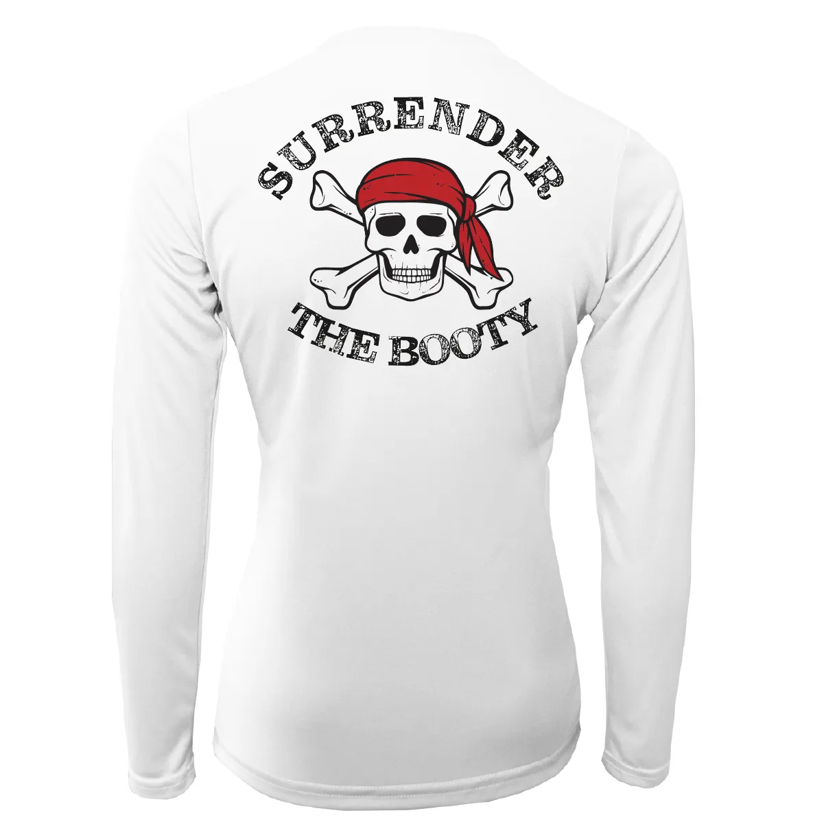 Florida Freshwater Born "Surrender The Booty" Women's Long Sleeve UPF 50  Dry-Fit Shirt