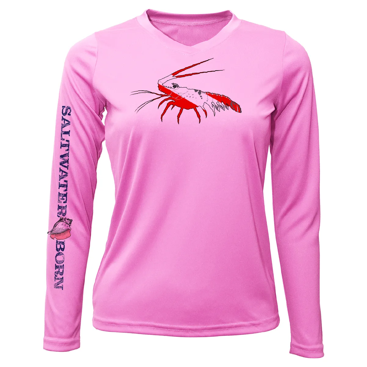 Florida Lobster Long Sleeve UPF 50  Dry-Fit Shirt