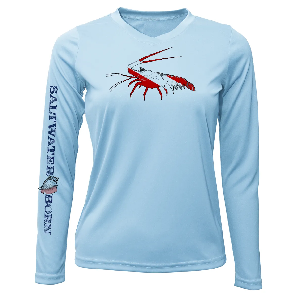 Florida Lobster Long Sleeve UPF 50  Dry-Fit Shirt