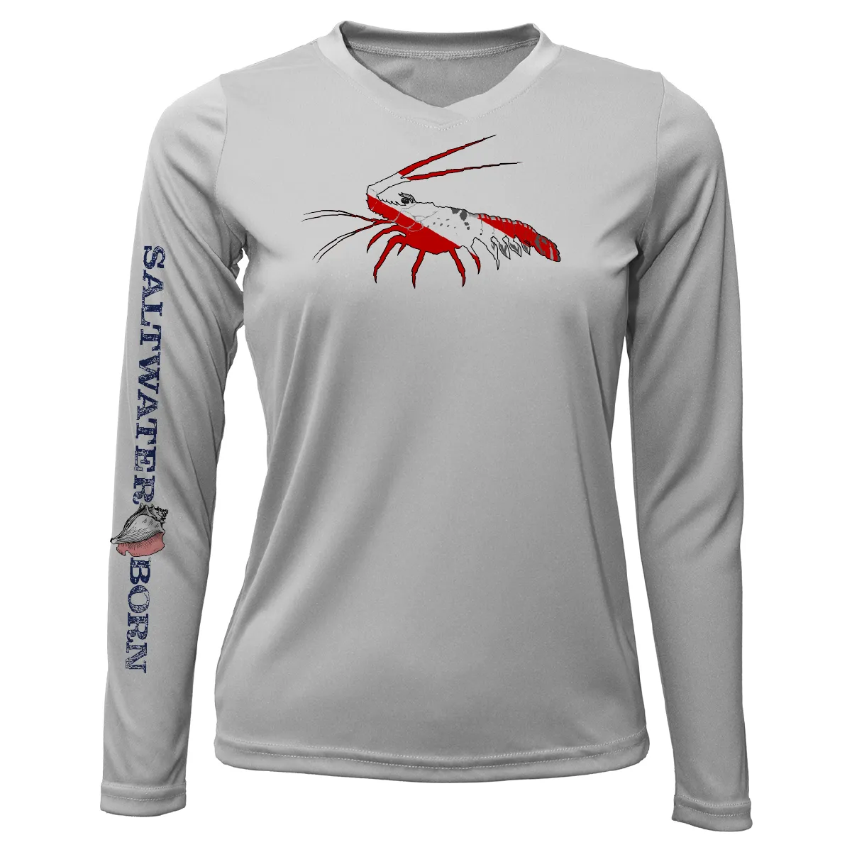 Florida Lobster Long Sleeve UPF 50  Dry-Fit Shirt