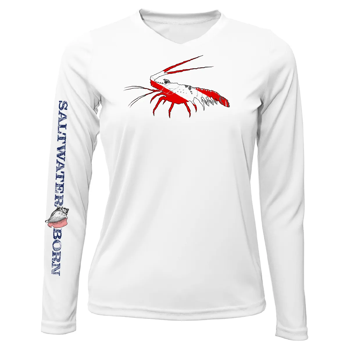 Florida Lobster Long Sleeve UPF 50  Dry-Fit Shirt