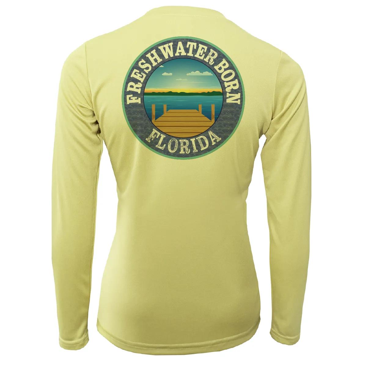 Florida "Freshwater Heals Everything" Women's Long Sleeve UPF 50  Dry-Fit Shirt