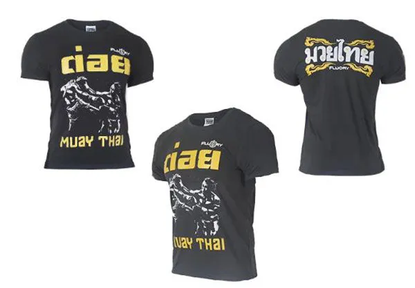FLUORY TF09 Combat Training T-Shirt Junior XXXS-M Dark Grey