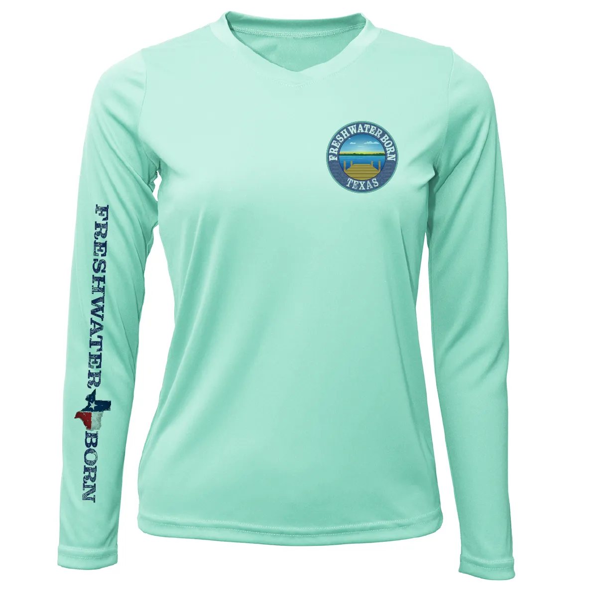 Fort Worth Freshwater Born Women's Long Sleeve UPF 50  Dry-Fit Shirt