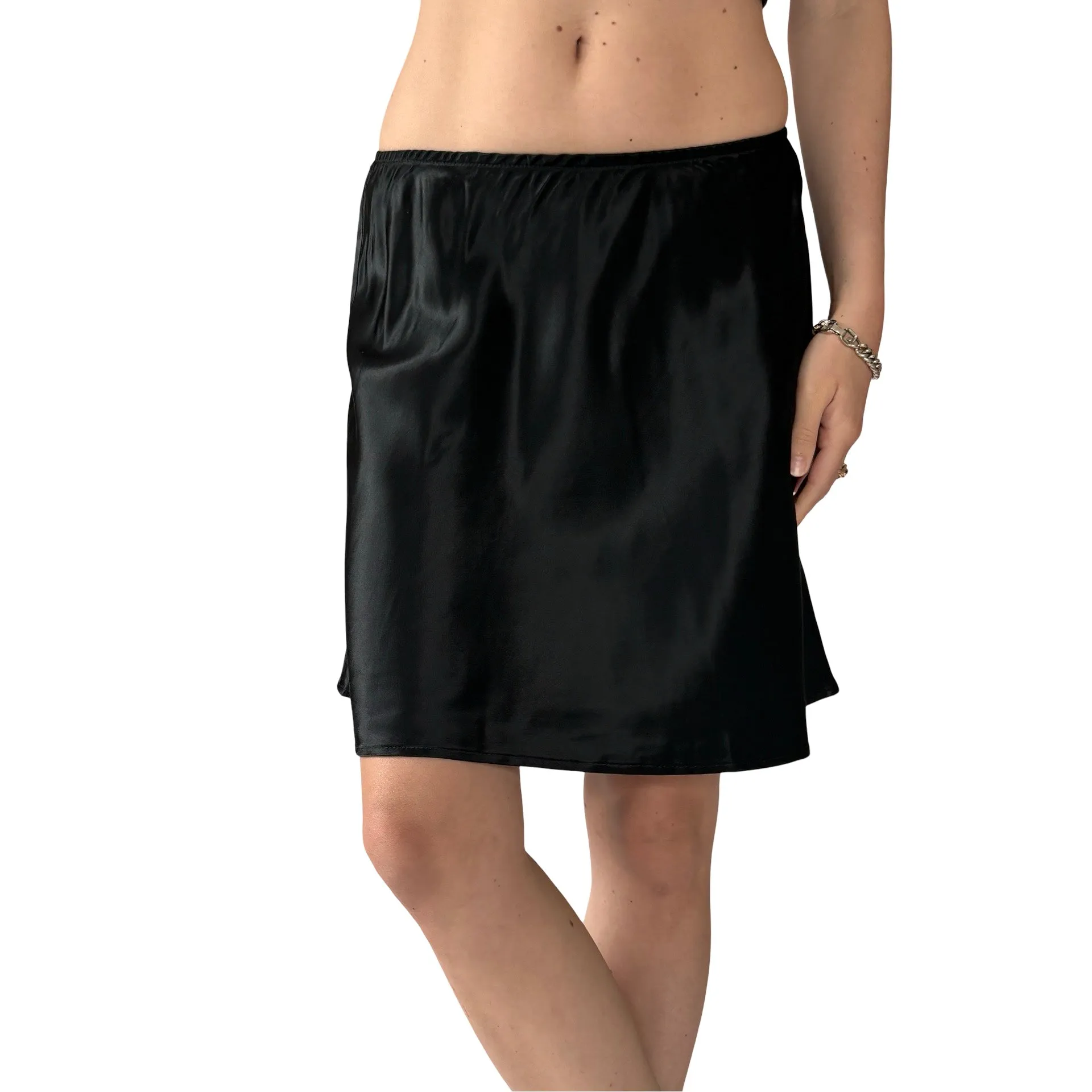Frederick’s 90s Noir Satin Skirt (S)