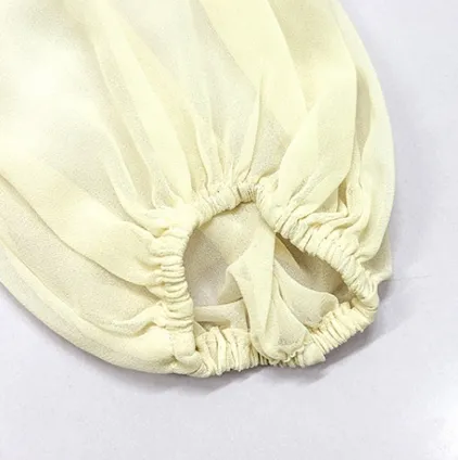 French Style Pleated Chiffon Dress