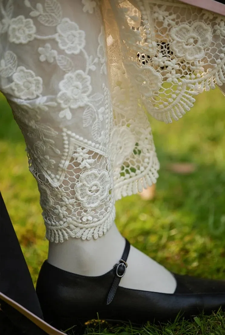 Fu Li 福利 Cotton Lace Qipao Modesty Pants