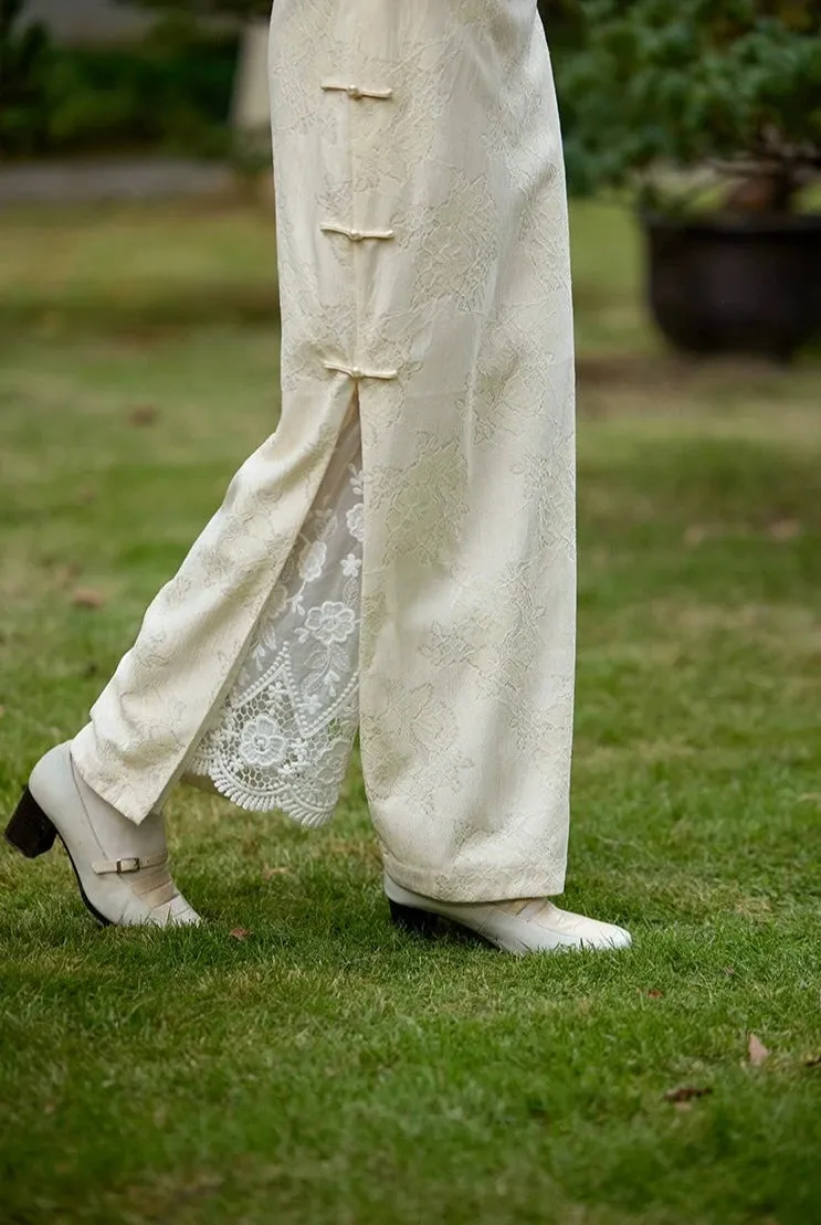 Fu Li 福利 Cotton Lace Qipao Modesty Pants