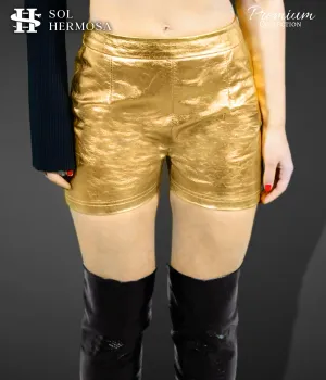 Genuine Leather Shorts For Women