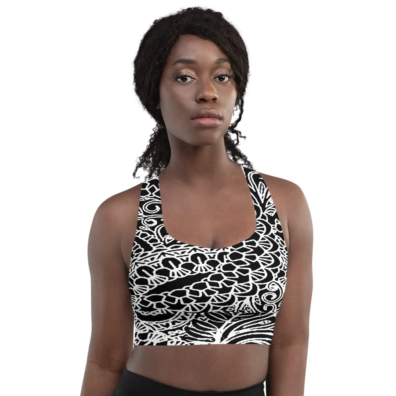 Geo Longline Sports Bra