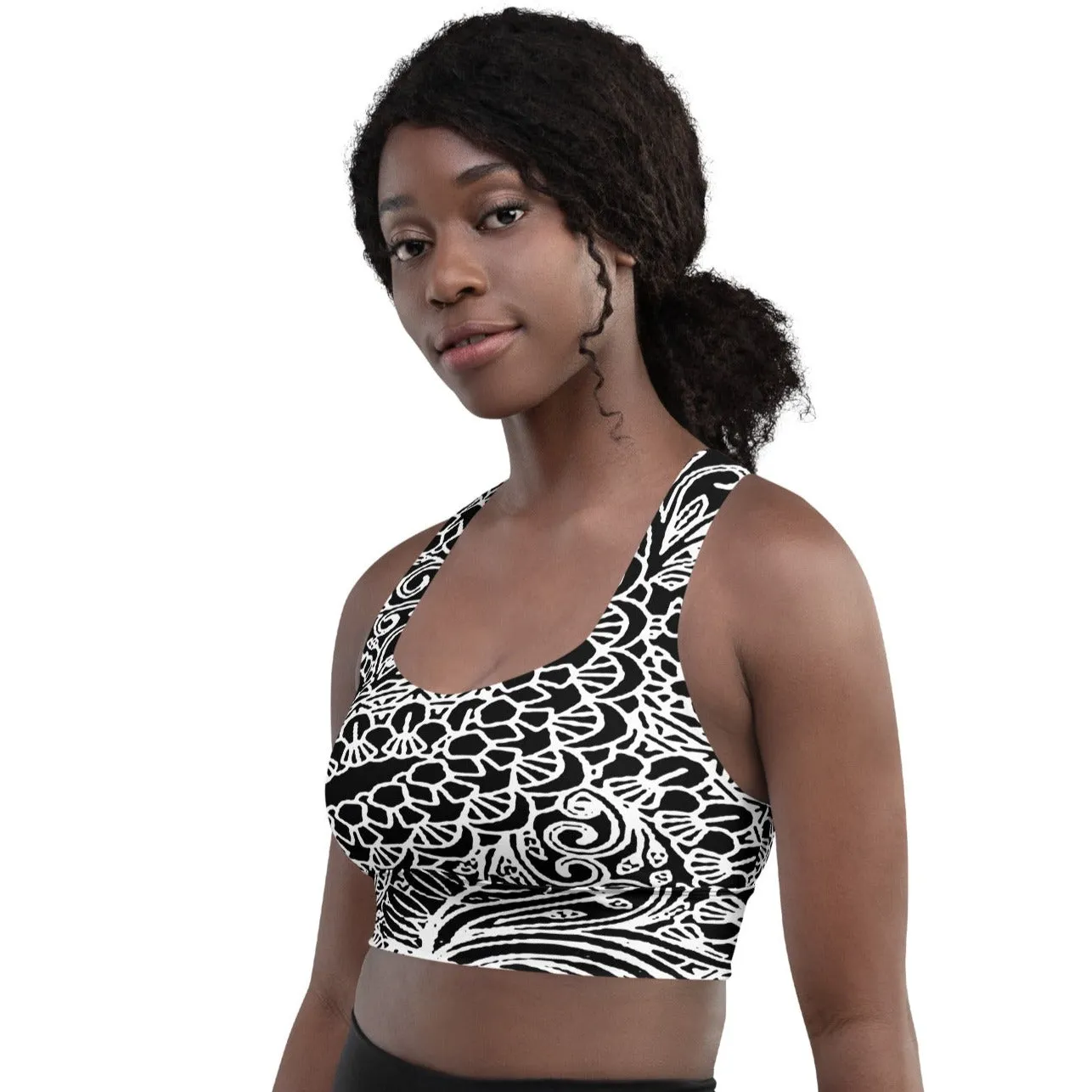 Geo Longline Sports Bra
