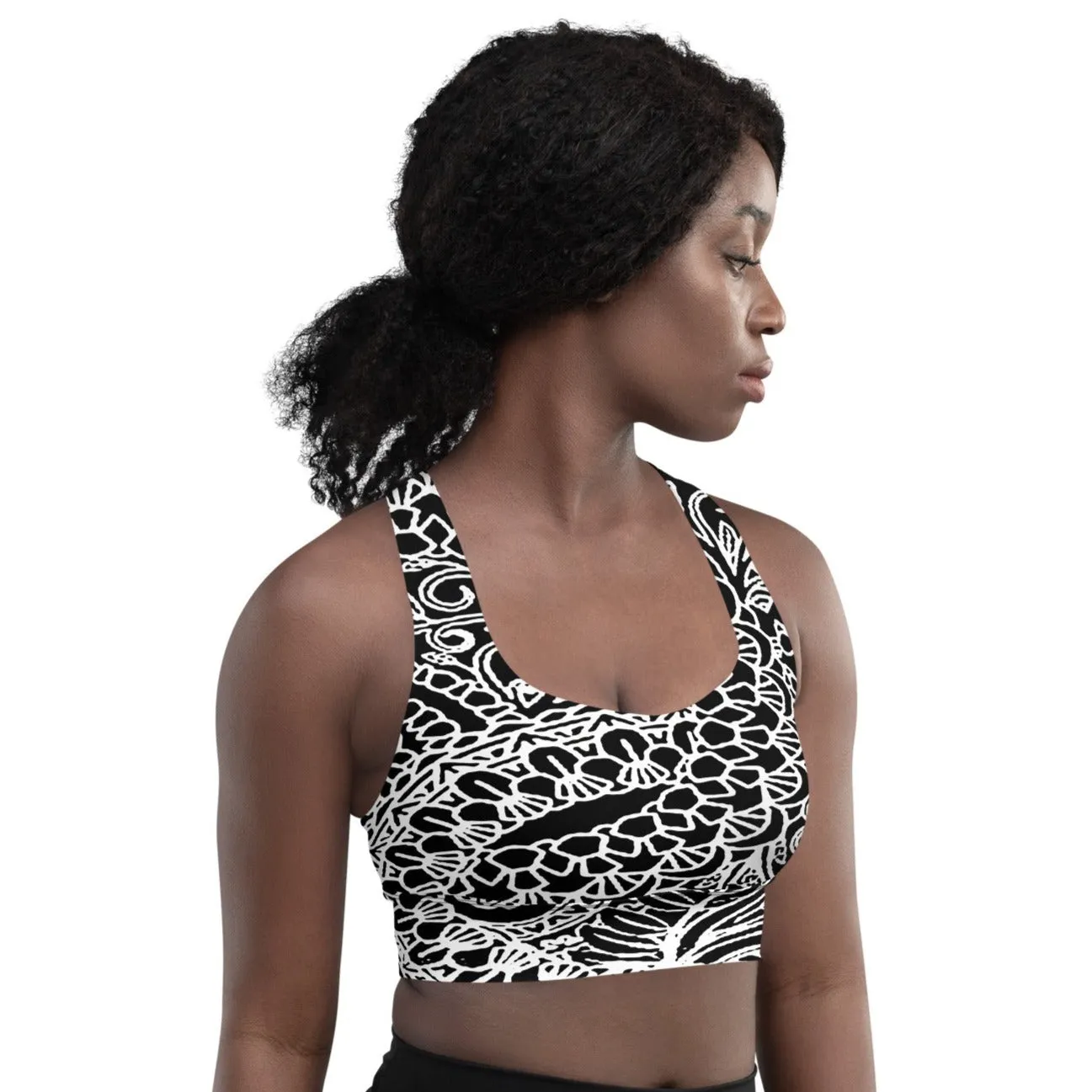 Geo Longline Sports Bra