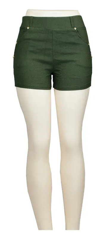 Girls Summer Casual Pull On Shorts