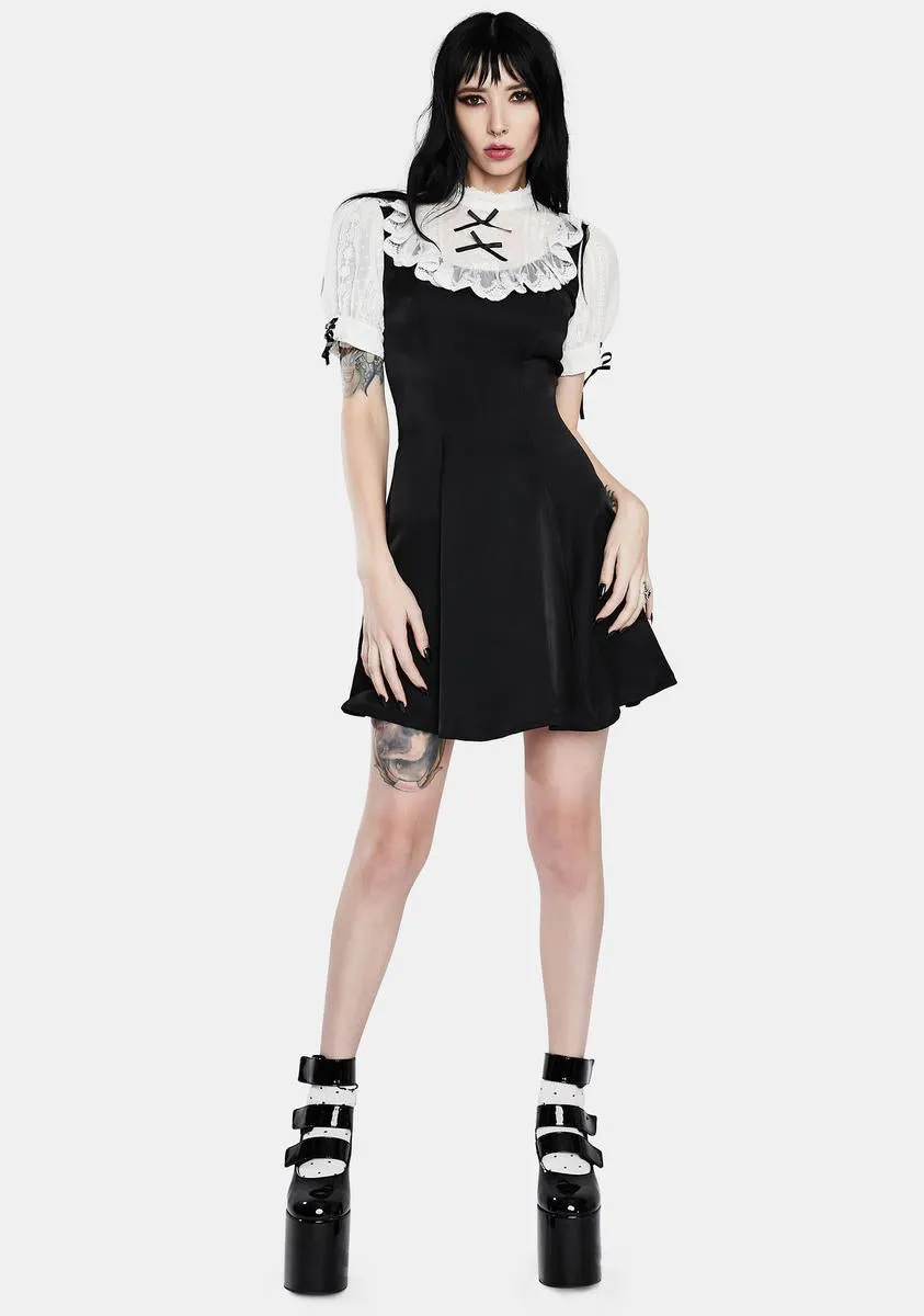 Gothic Lolita Doll Mini Dress