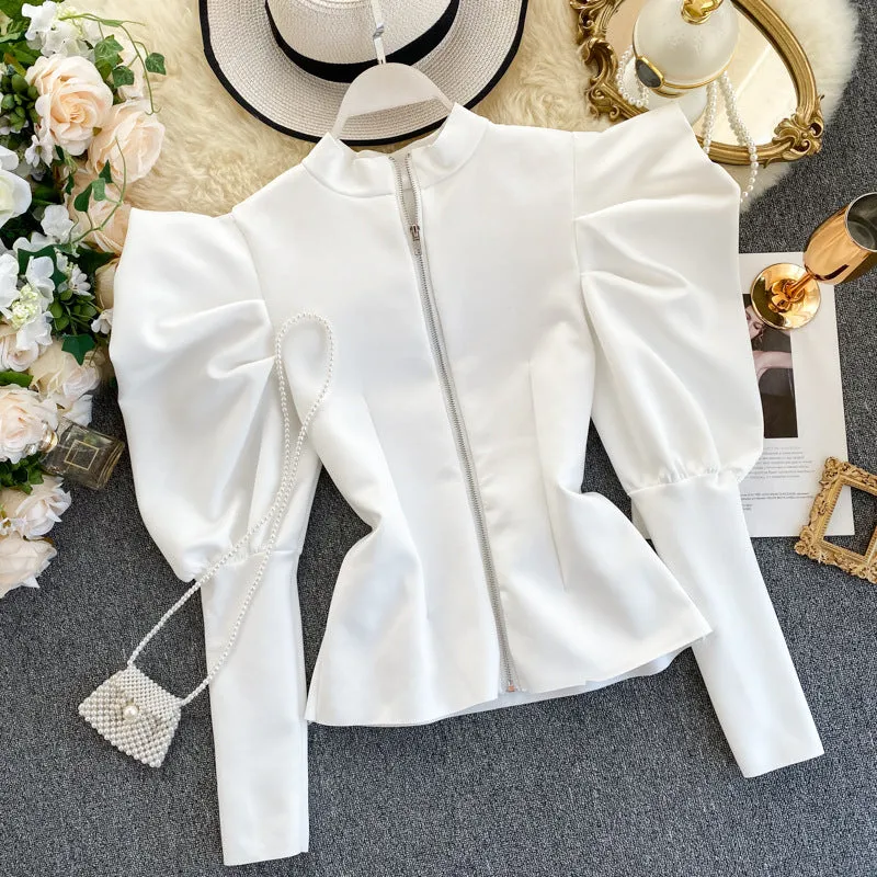 GV Puff Sleeve Fashion Blazer