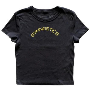 Gymnastics Text Women's Baby Rib