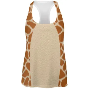 Halloween Giraffe Costume All Over Womens Work Out Tank Top