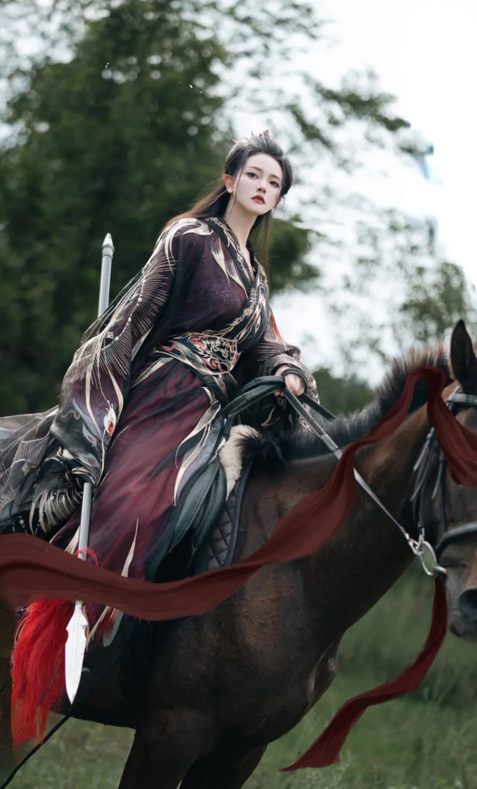 Hanfu Warring States Period Men's and Women's Robe Heavy Industry Suit