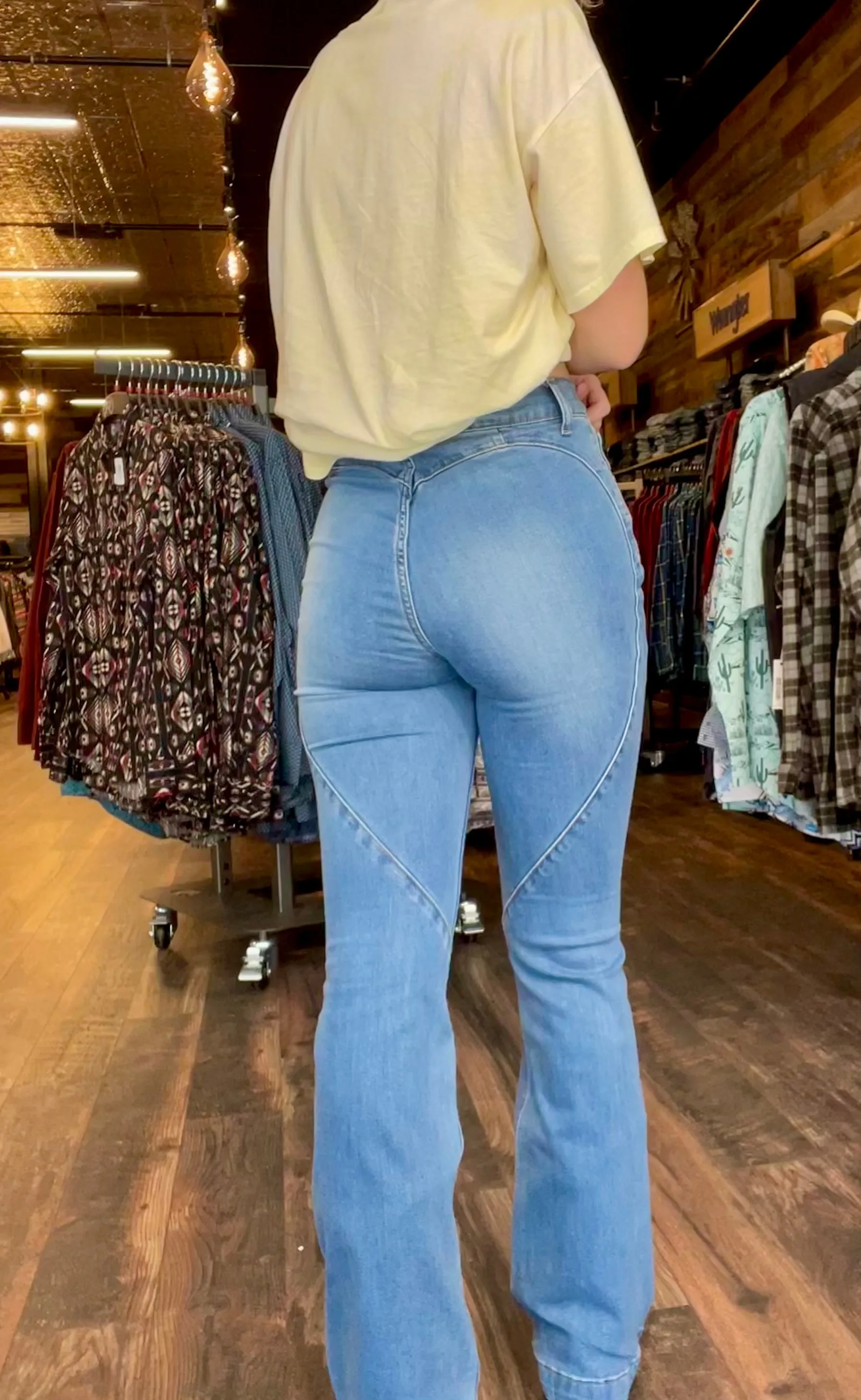 Harper Heart Flare Jeans