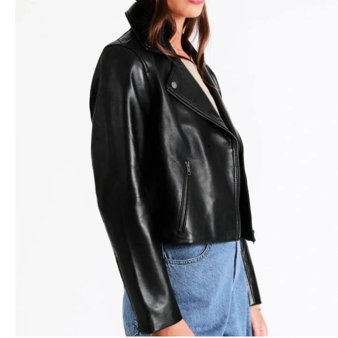 High Quality Sheep Leather Jacket For Women