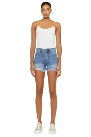 High Rise Mom Denim Shorts