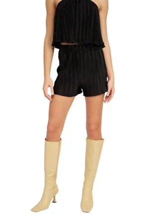 High Waist Shorts With Elastic Waistband
