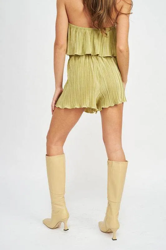 High Waist Shorts With Elastic Waistband