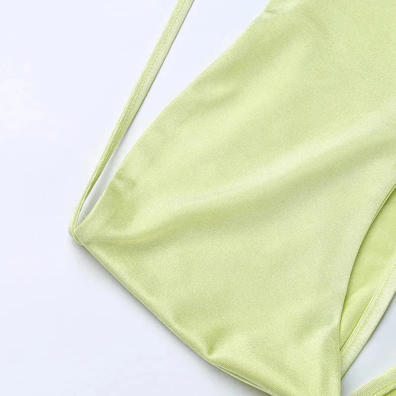 Hollow Out Bodycon Split Dress