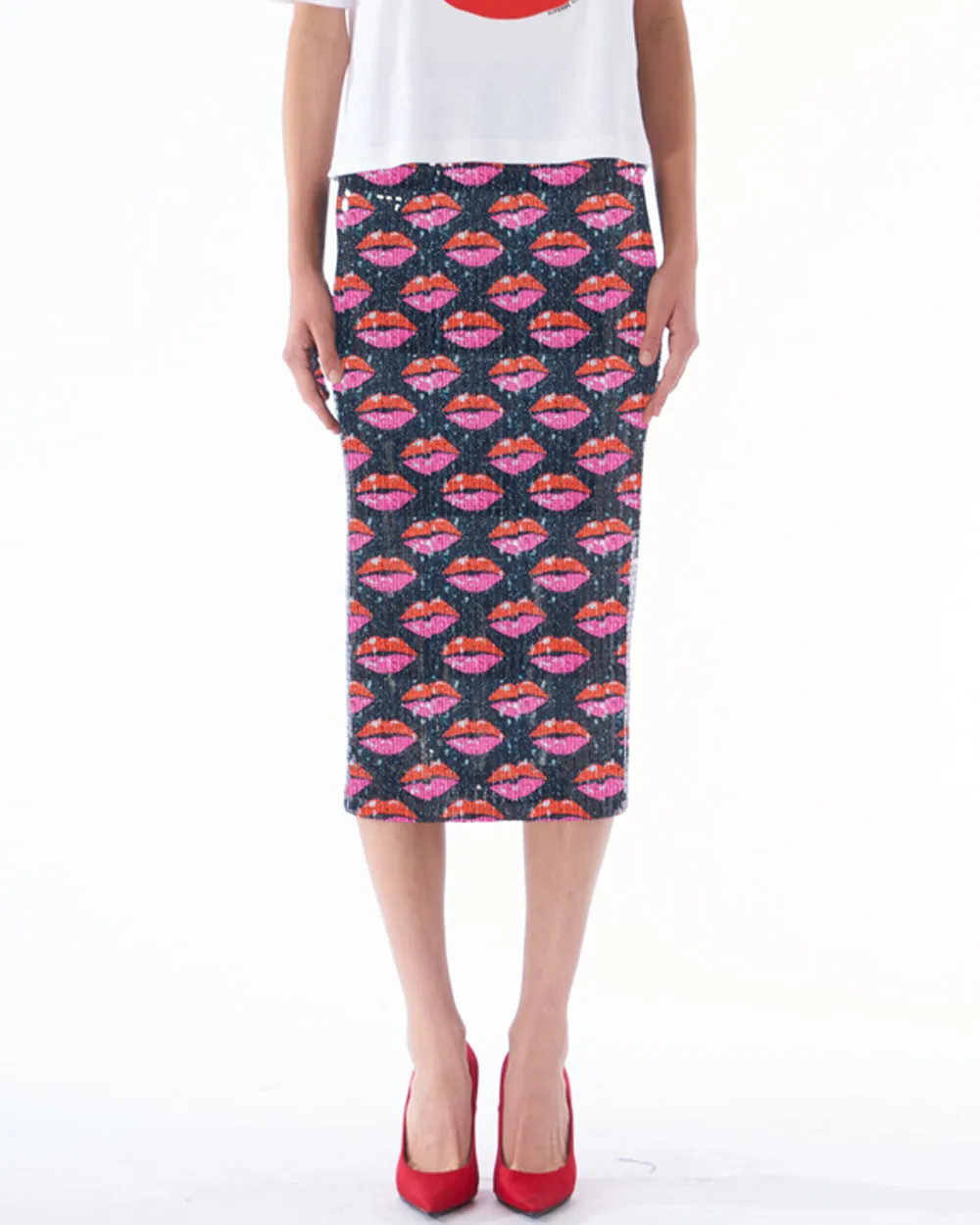 Hot Lips Kiss Kiss Liza Skirt