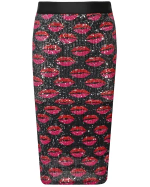 Hot Lips Kiss Kiss Liza Skirt