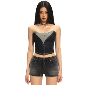 Hourglass Denim Sheath