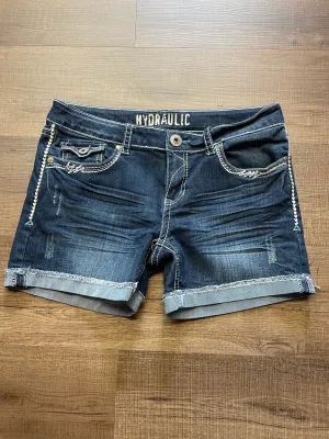 Hydraulic Women's Cuffed Jean Shorts (13/14)