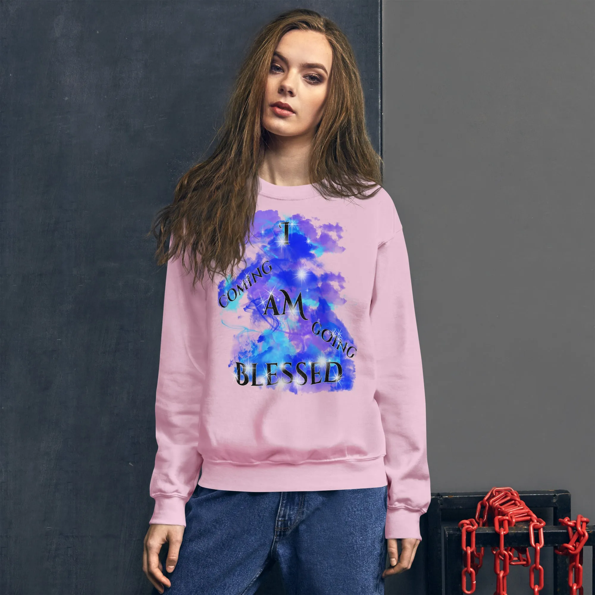 I AM BLESSED COMING & GONG (Unisex Sweatshirt)