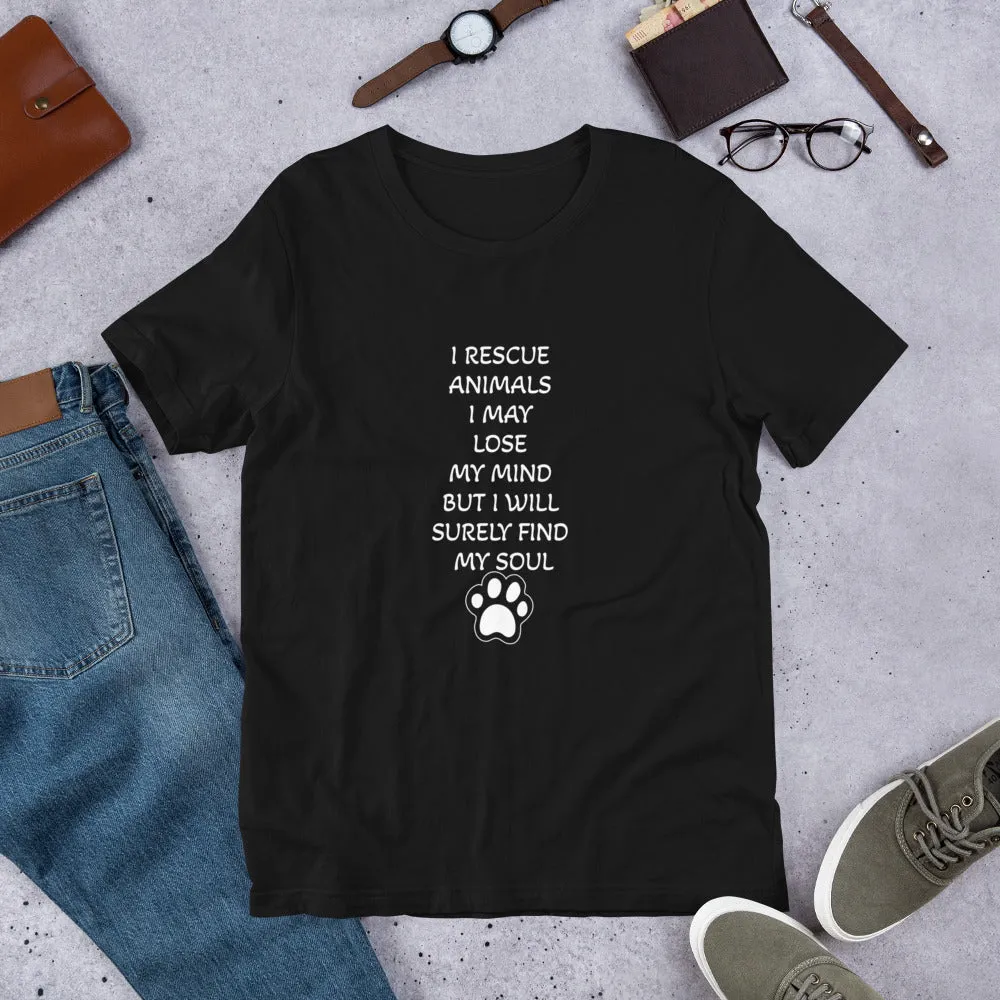 I Rescue Animals Unisex Staple T-Shirt Bella Canvas 3001