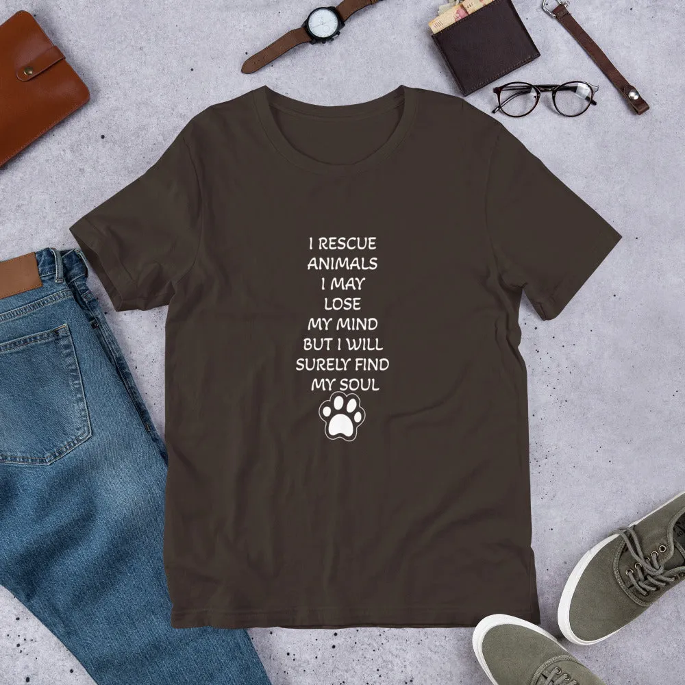 I Rescue Animals Unisex Staple T-Shirt Bella Canvas 3001